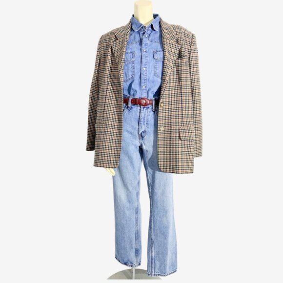 Vintage LEVI’s 516 Faded Medium Blue Wash Jeans / Made in Mexico / Size Small - Picture 9 of 16